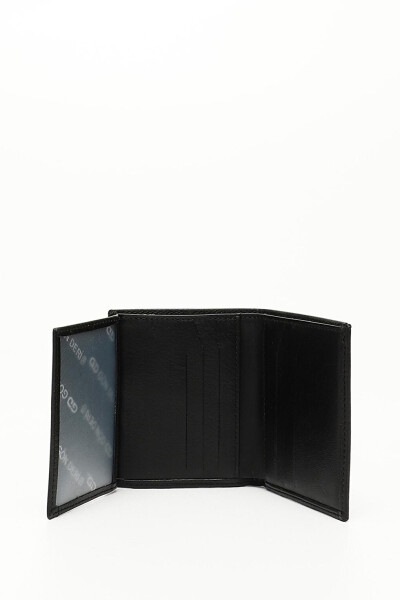 BLACK Genuine Leather Men's Wallet 06697 - 7