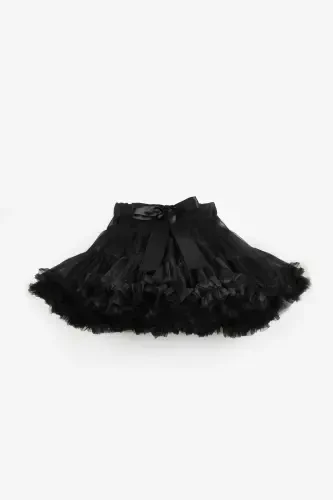 Black Girl Child Tutu Skirt - Bonita-Black - 1