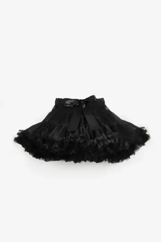 Black Girl Child Tutu Skirt - Bonita-Black - 1