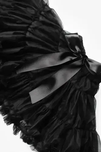 Black Girl Child Tutu Skirt - Bonita-Black - Modazone (1)