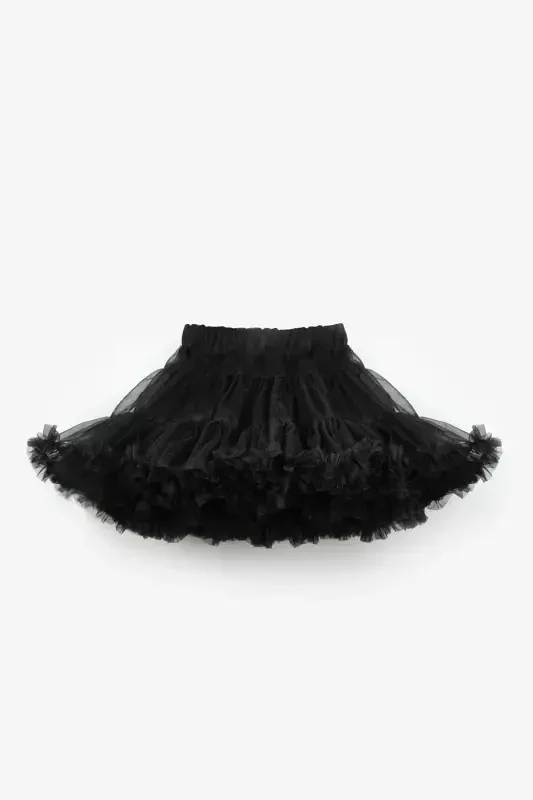 Black Girl Child Tutu Skirt - Bonita-Black - 8