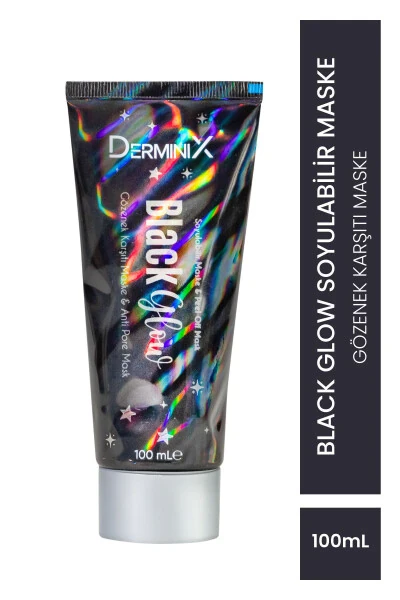 Black Glow Teri Teshiklarga Qarshi Soyiladigan Niqob 100ml - 4