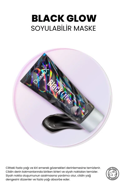 Black Glow Teri Teshiklarga Qarshi Soyiladigan Niqob 100ml - 5