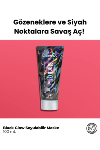 Black Glow Teri Teshiklarga Qarshi Soyiladigan Niqob 100ml - 9