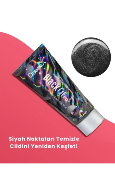 Black Glow Teri Teshiklarga Qarshi Soyiladigan Niqob 100ml - 10