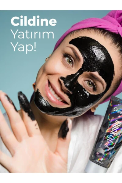 Black Glow Teri Teshiklarga Qarshi Soyiladigan Niqob 100ml - 11