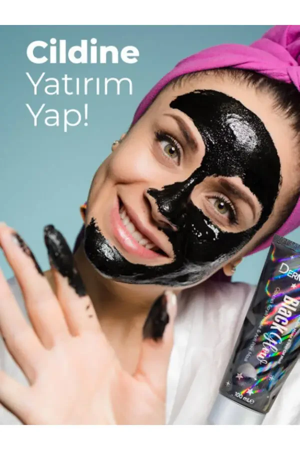 Black Glow Teri Teshiklarga Qarshi Soyiladigan Niqob 100ml - 11