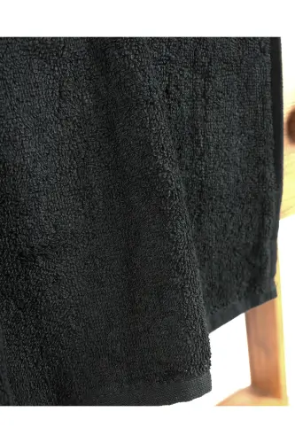Black Hand Towel Set of 4, 50x90 Cm, Soft And Fade-Resistant % - 5