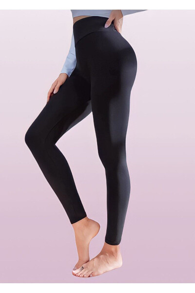 Black High Waist Leggings Tummy Control Workout Leggings Women Sports Leggings Black Women Leggings 2023 Version - 8