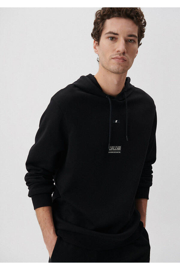 Black Hooded Sweatshirt 0S10056-900 - 20