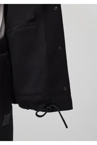 Black Hooded Sweatshirt - 6