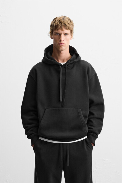 Black Hooded Sweatshirt - 10