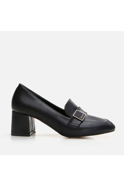 Black Hotiç Women's Loafer Shoes - HOTIÇ