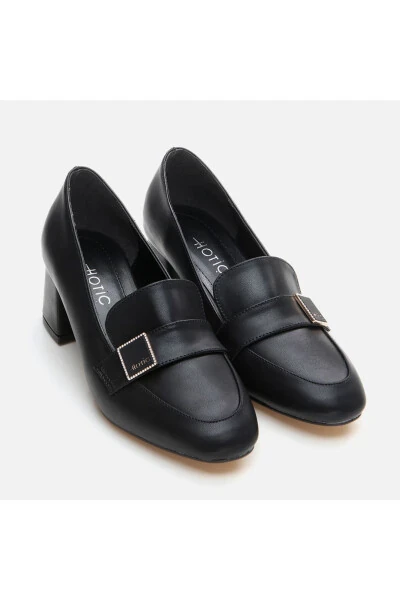 Black Hotiç Women's Loafer Shoes - HOTIÇ (1)