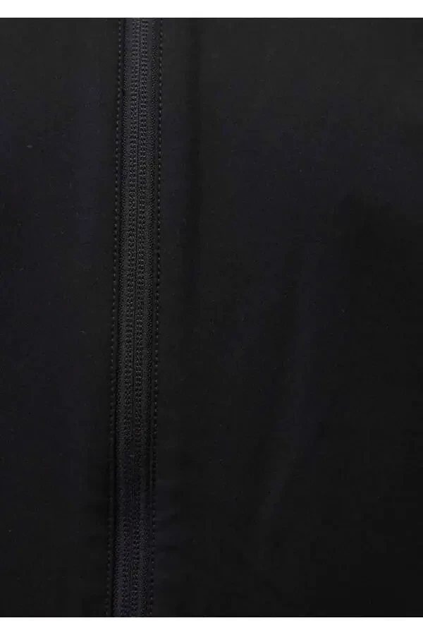Black Jacket with a Stand Collar from the Men's Collection - 7