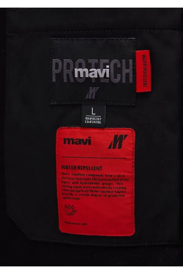 Black Jacket with a Stand Collar from the Men's Collection - 8