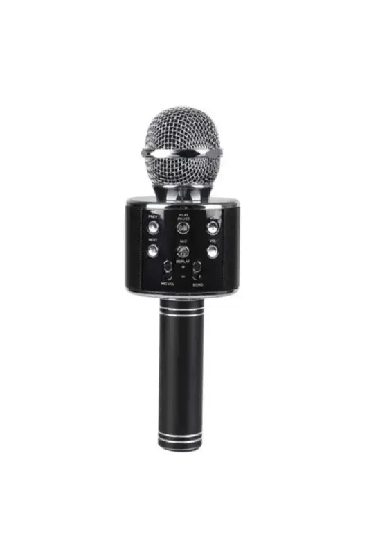 Black Karaoke Microphone-Black - 1