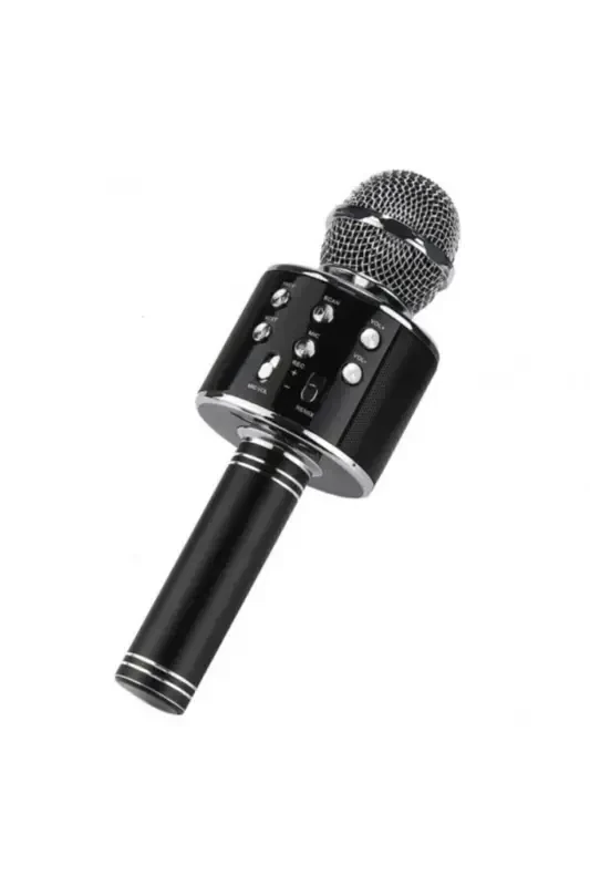Black Karaoke Microphone-Black - 2