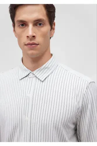 Black Knit Shirt (Slim Fit) - 5