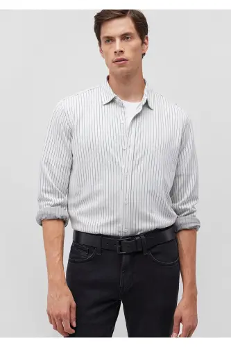 Black Knit Shirt (Slim Fit) - MAVI (1)