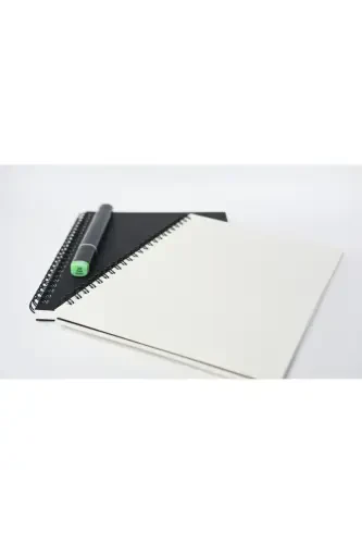 Black Kraft Cover Lined Notebook - 5