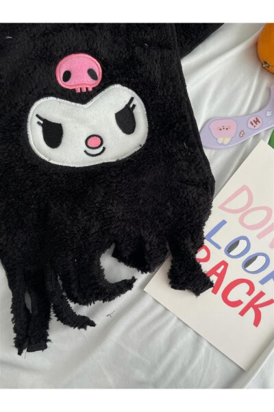 Black Kuromi Plush Scarf - 2