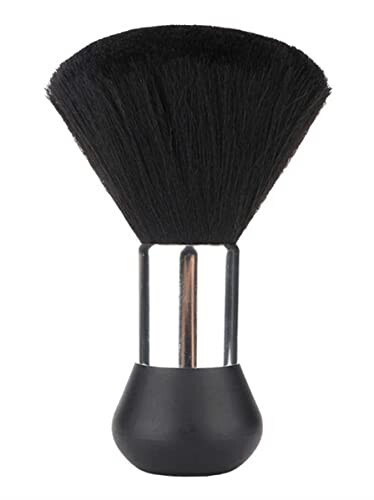 Black Large Barber Brush Neck Duster, Beomeen Yumshoq Bo'yin Cho'tkasi Soch olish uchun, Bo'yin Yuzini Tozalash Soch Supurish Cho'tkalari Salon Asbobi - Beomeen