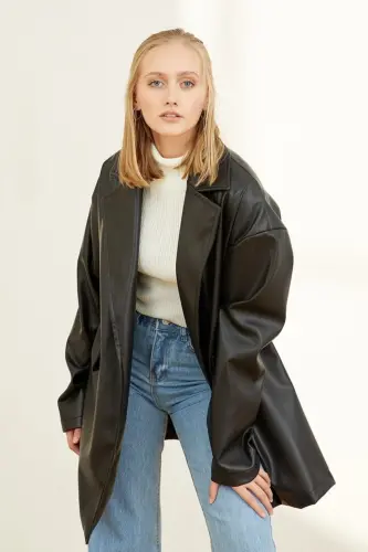 Black Leather Jacket - 4