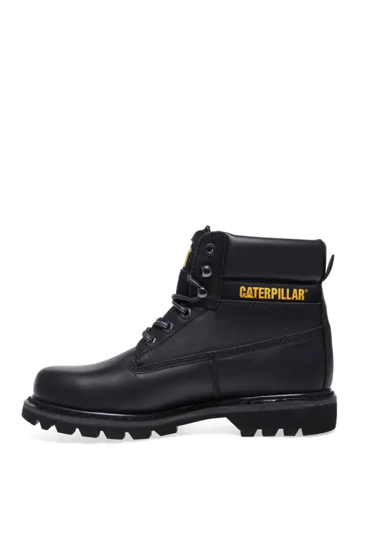 Black Leather Men's Boot 015M100031-BLACK - 2