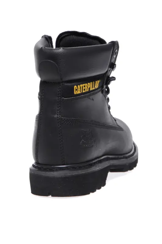 Black Leather Men's Boot 015M100031-BLACK - 3