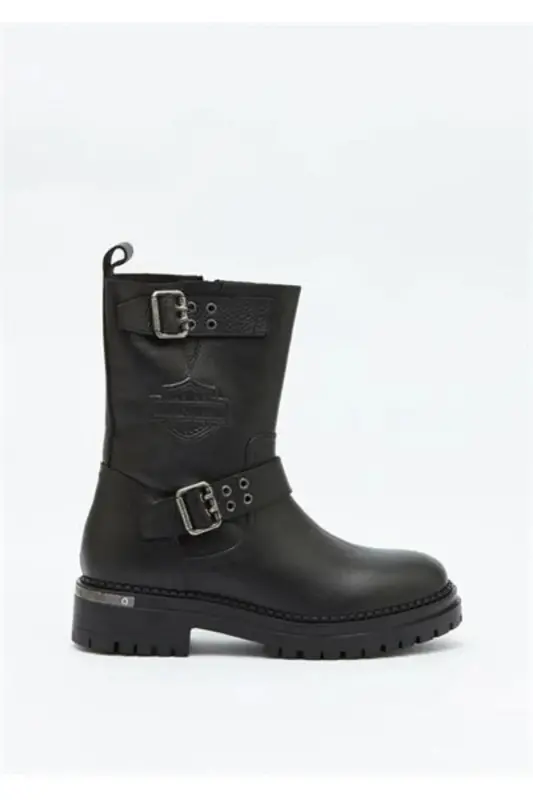 Black Leather Women Boot Bootie MEDICAL SOLE GENUINE LEATHER MOST PREFERRED MODEL-black uptown - 4