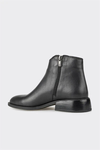 Black Leather Women's Classic Boot - 3