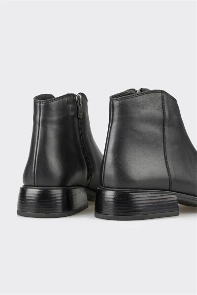 Black Leather Women's Classic Boot - 4