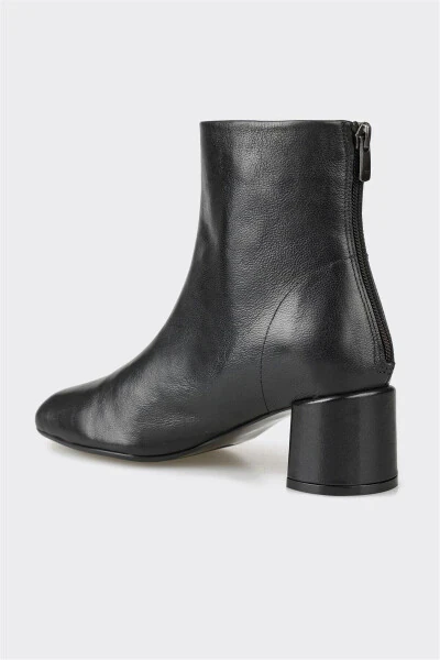 Black Leather Women's Classic Boot - 3