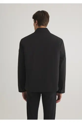 Black Loose Fit Jacket - 6