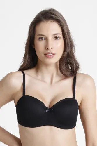 Black Lotus Bra-Black - PENTI (1)