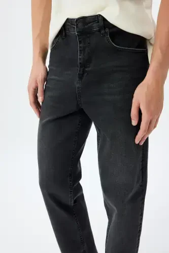 Black Men Jeans 5WAM40121ID-BLACK - 5