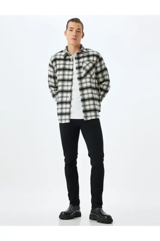 Black Men Jeans 5WAM40137ND-BLACK - KOTON