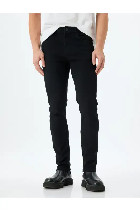 Black Men Jeans 5WAM40137ND-BLACK - 3