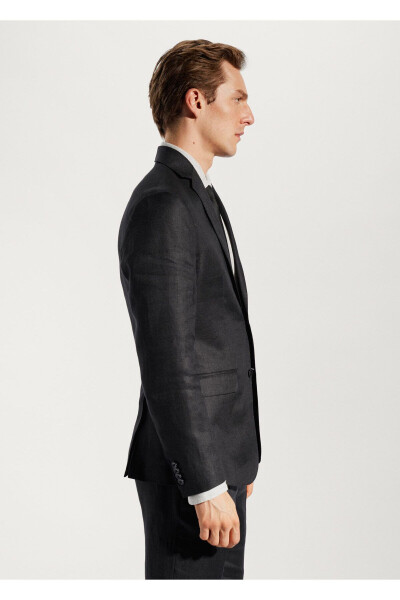 Black Men's Blazer Jacket 57120027 - MANGO WOMAN (1)
