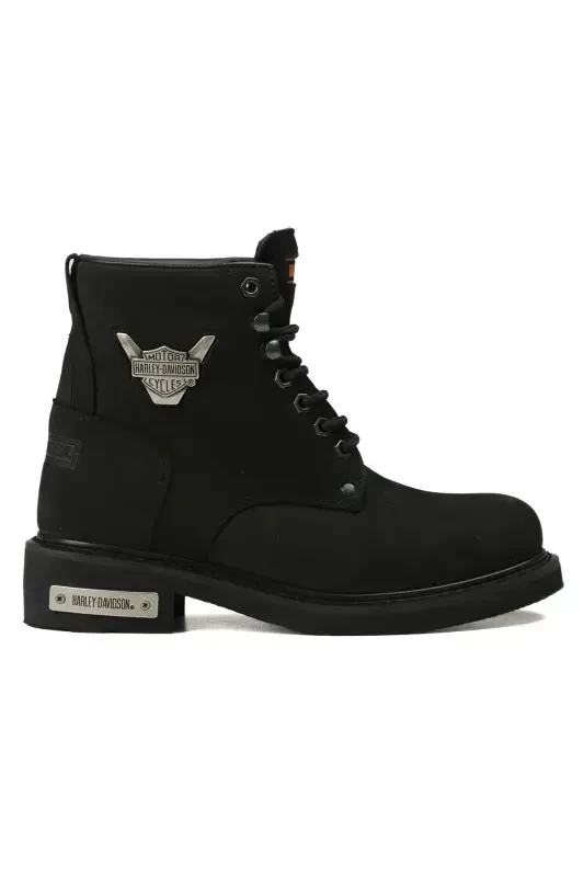 Black Men's Boot-09BN - 1