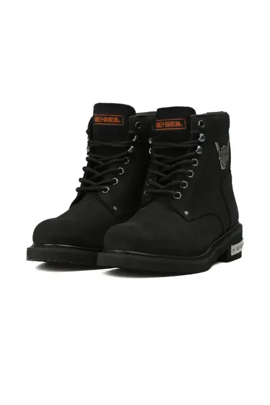Black Men's Boot-09BN - 3