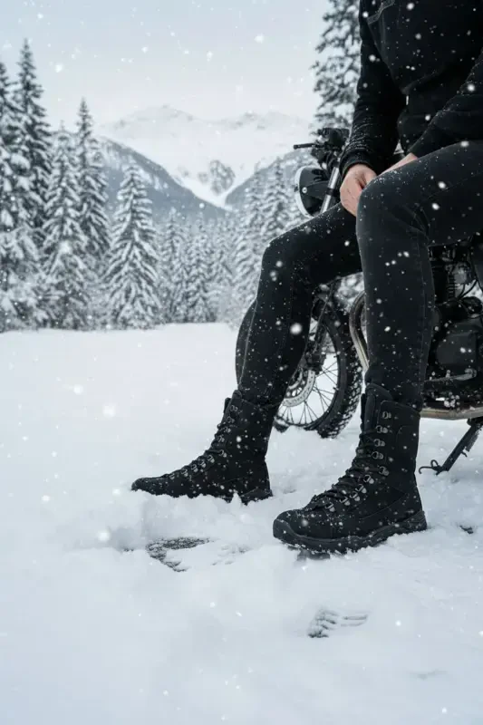 Black Men's Boots - 5