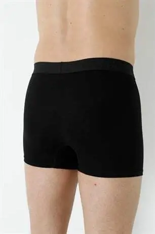 Black Men's Boxer 10-Pack Cotton Stretch Fabric - 10