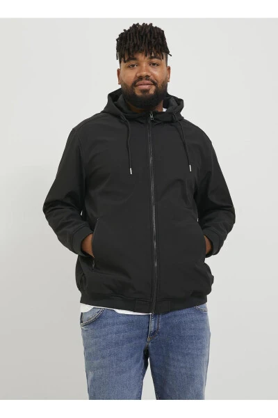 Black Men's Jacket 12236331 - 3