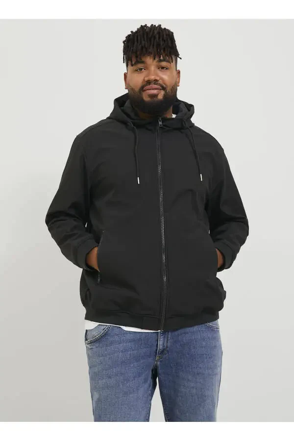 Black Men's Jacket 12236331 - 3