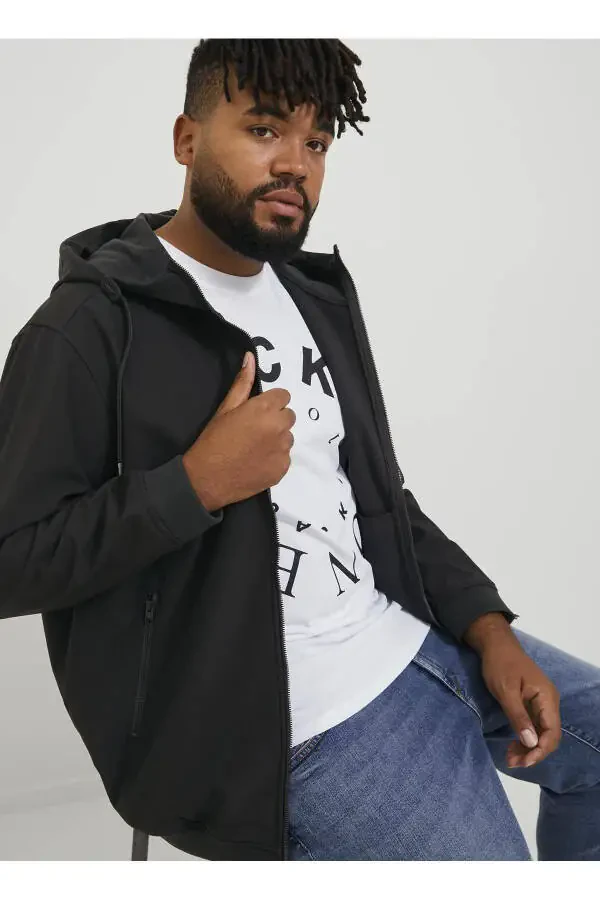 Black Men's Jacket 12236331 - 4