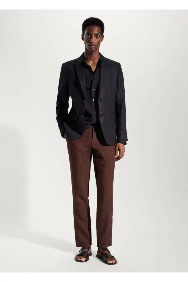 Black Men's Jacket 47005599 - 1