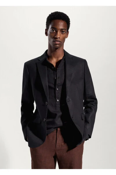 Black Men's Jacket 47005599 - 2