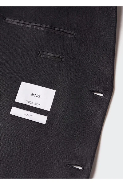 Black Men's Jacket 47005599 - 5